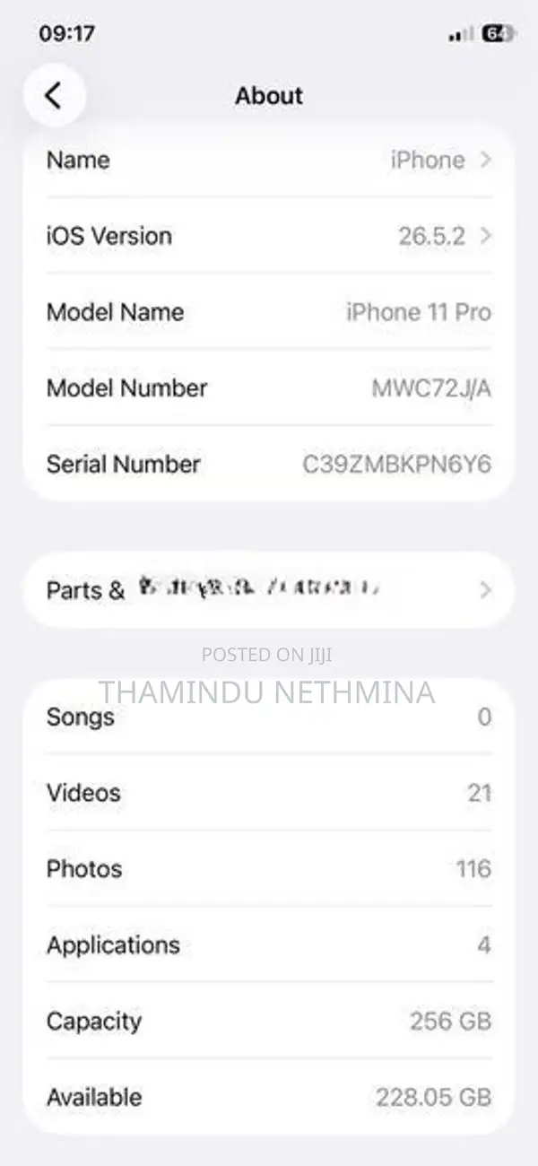 Apple iPhone 11 Pro 256GB (Used)