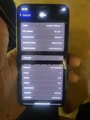 Apple iPhone X 256GB (Used)