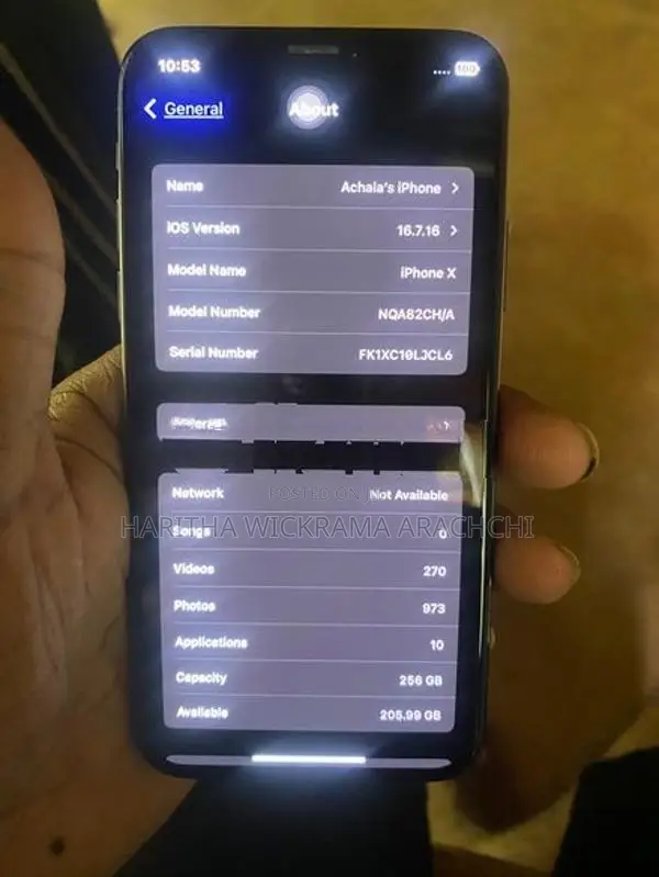 Apple iPhone X 256GB (Used)