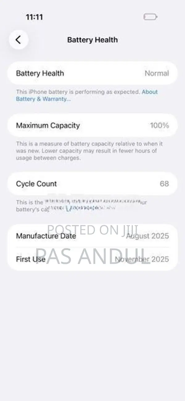 Apple iPhone 17 Air 256GB (Used)
