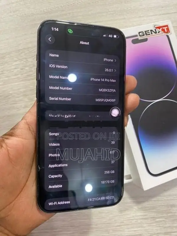 Apple iPhone 14 Pro Max 256 Gb (Used)