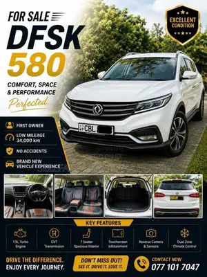 DFSK 580 2021 SUV (Used)