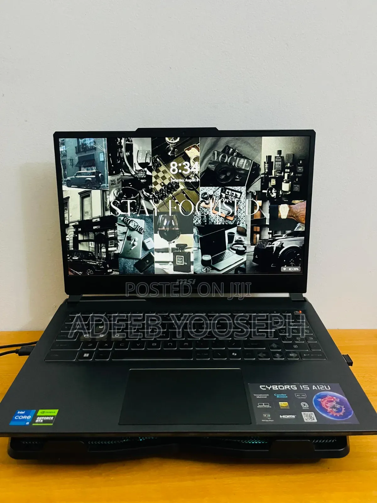 Laptop MSI Cyborg 15 16GB Nvidia SSD 512GB
