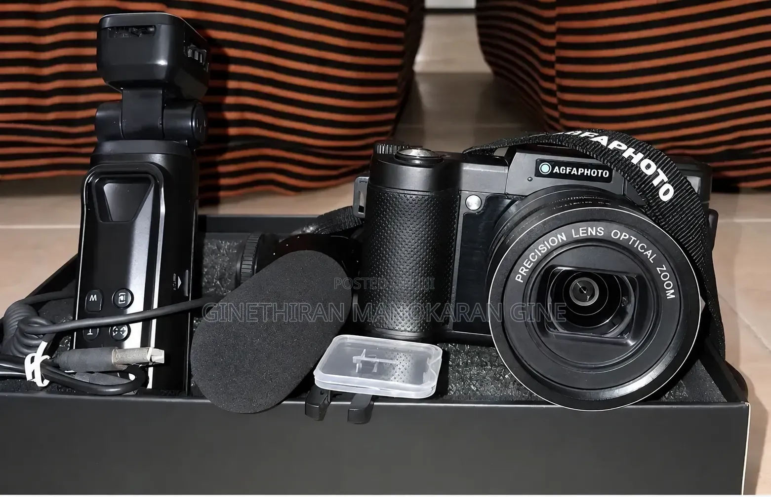 AGFAPHOTO Vlogging Camera – 48MP | 5X Optical Zoom | Full Kit