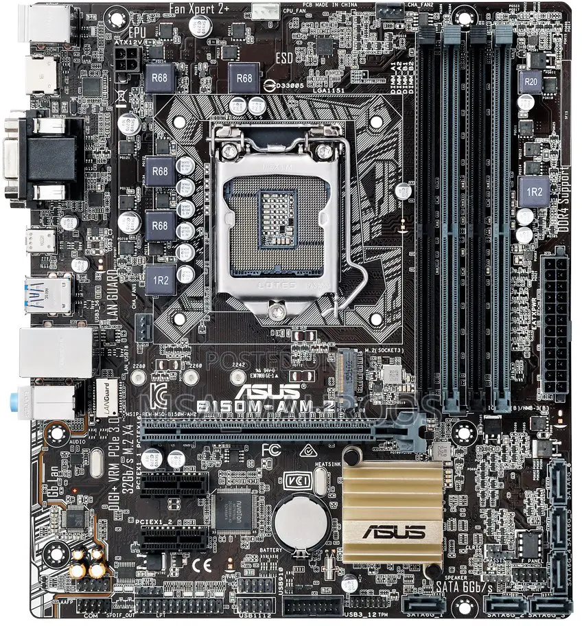 ASUS B150m a/M.2 Motherboard With I3 6100 Processor