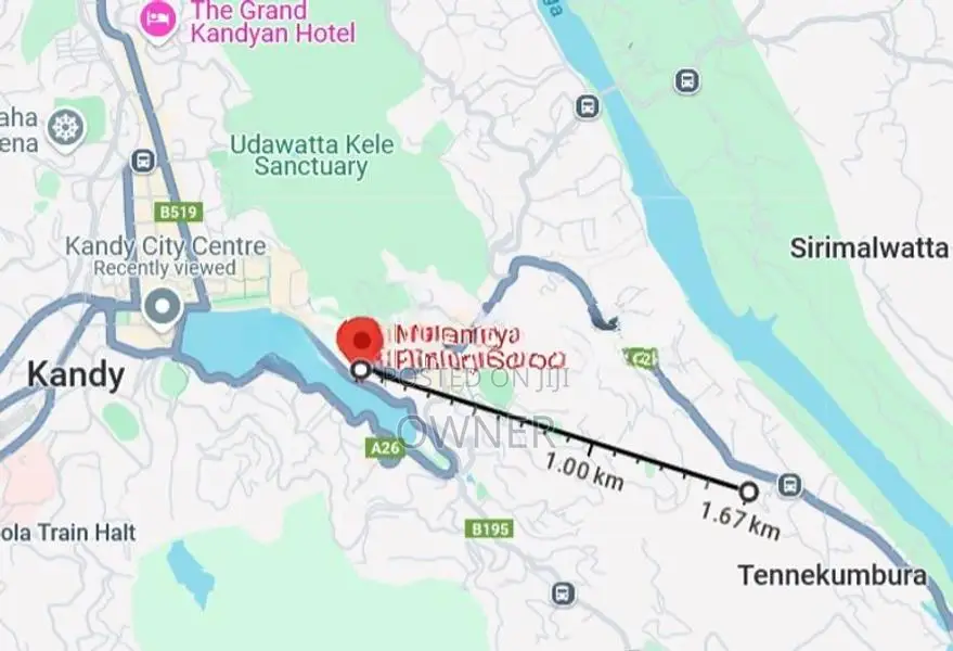 Land for Sale Kandy Tennekumbura