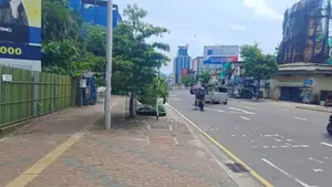 Main road facing land for sale