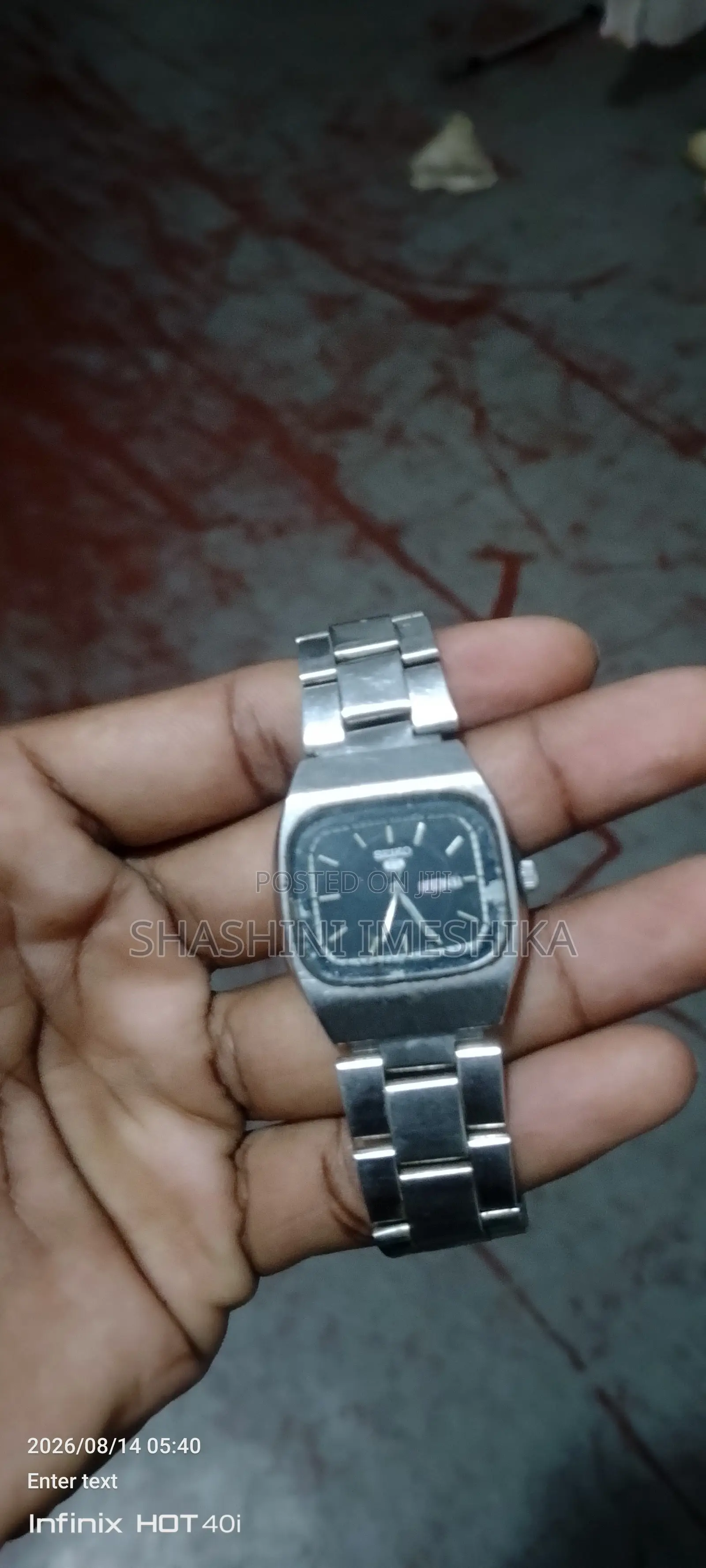Vintage Seiko 5 TV DialSeiko Branded Watch 361535 Japan U 2906 - 55