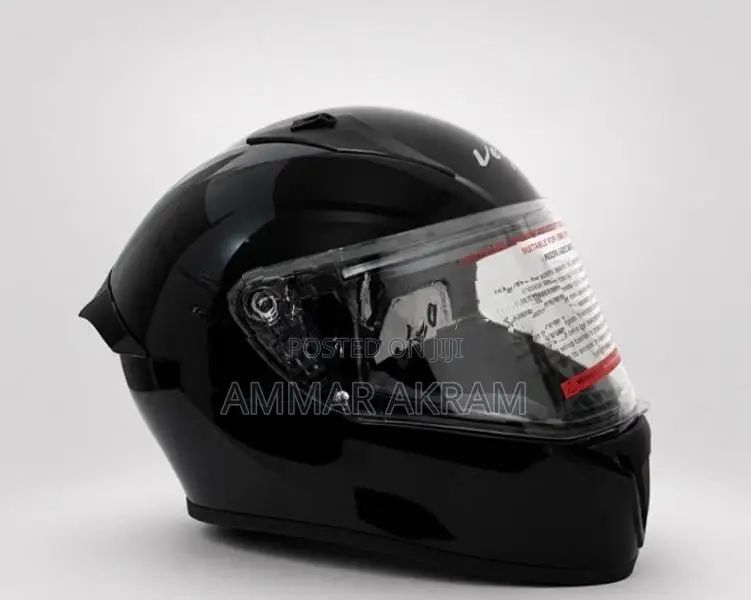 Vega Full Face Motorcycle Helmet – Black