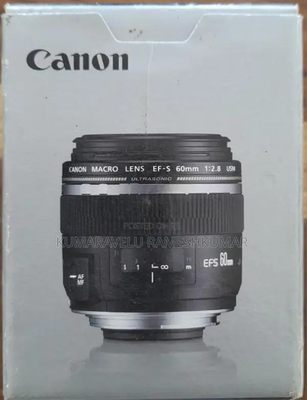 Canon Efs 60mm Macro Lens