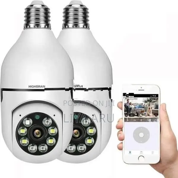 Bulb camera 360° Rotatable Panaroma with technology