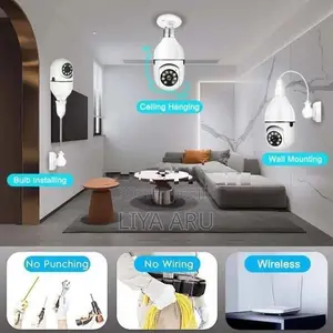 Bulb camera 360° Rotatable Panaroma with technology