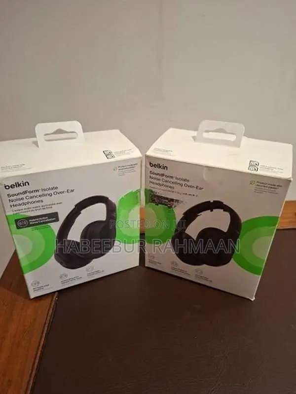 Belkin SoundForm Isolate ANC Over-Ear Headphones