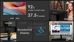 MSI Pro MP251L E2 25" Inch 120Hz Full HD IPS Frameless Brand New Monit