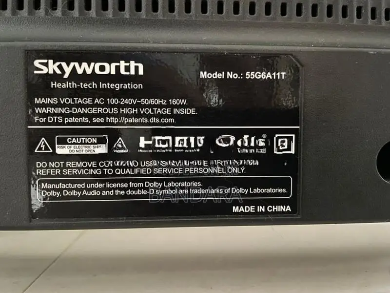 Skyworth 55" Smart TV For Parts