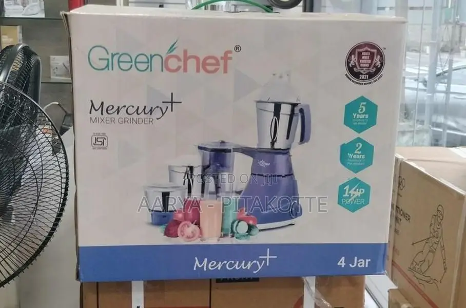Green Chef Mixer Grinder - 4 Jar
