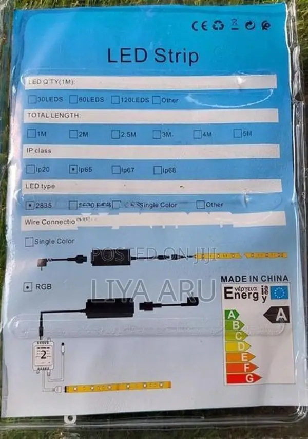 5M LED Light Strip With remote, 16.5 feet