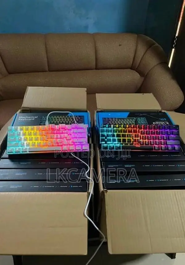 A61K 61 Keys Keyboard Type C Gaming Mechanical Red Axis