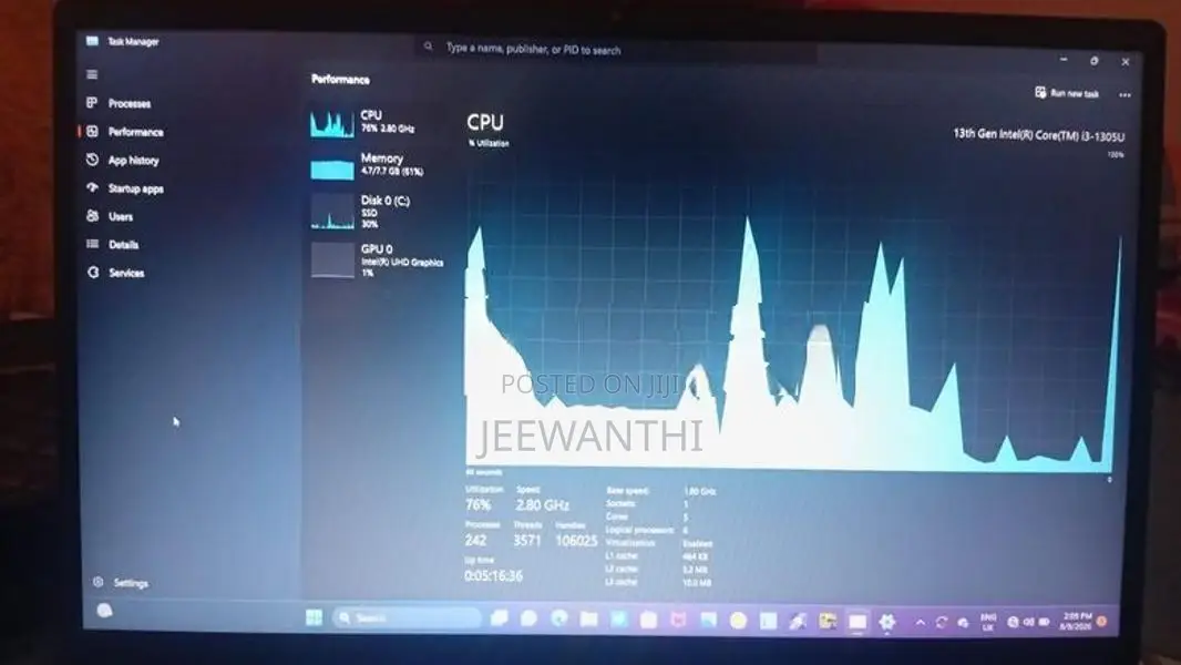 Lenovo 15.6 Inch Blue Laptop