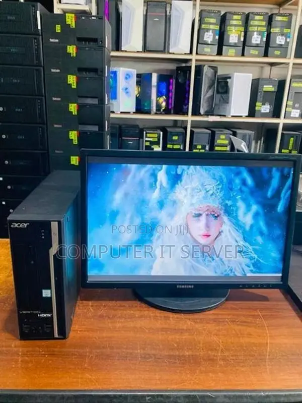 i7 6TH GEN PC With 22 Wide LED Monitors