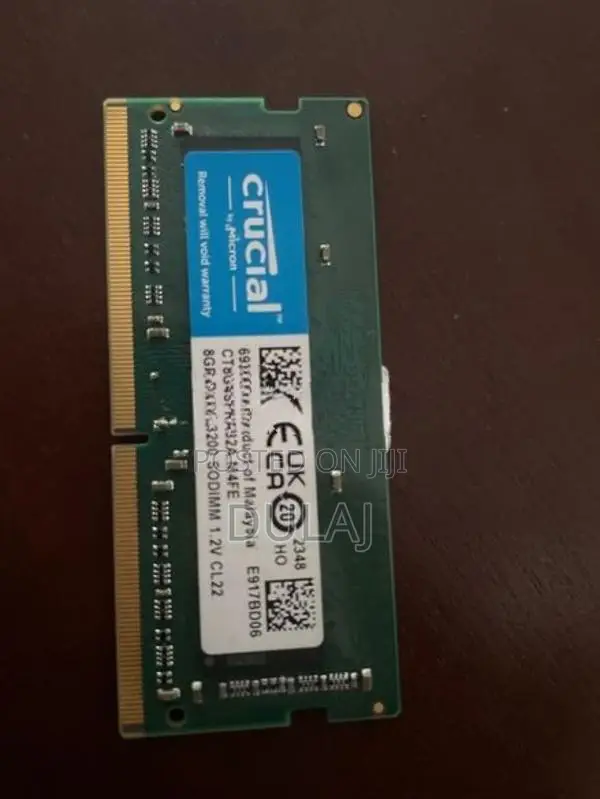 Crucial 8GB DDR4 3200MHz Laptop RAM