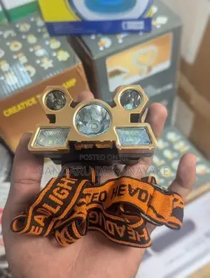 Rechargeable LED Head Lamp රෑ වැඩ වලට සුපිරි Light එකක්