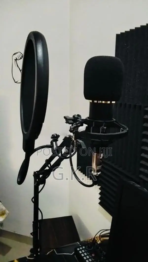 Professionel Studio Microphone with Sound Card