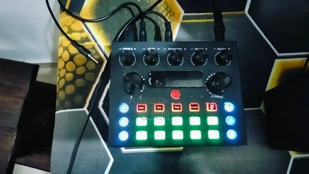 Professionel Studio Microphone with Sound Card