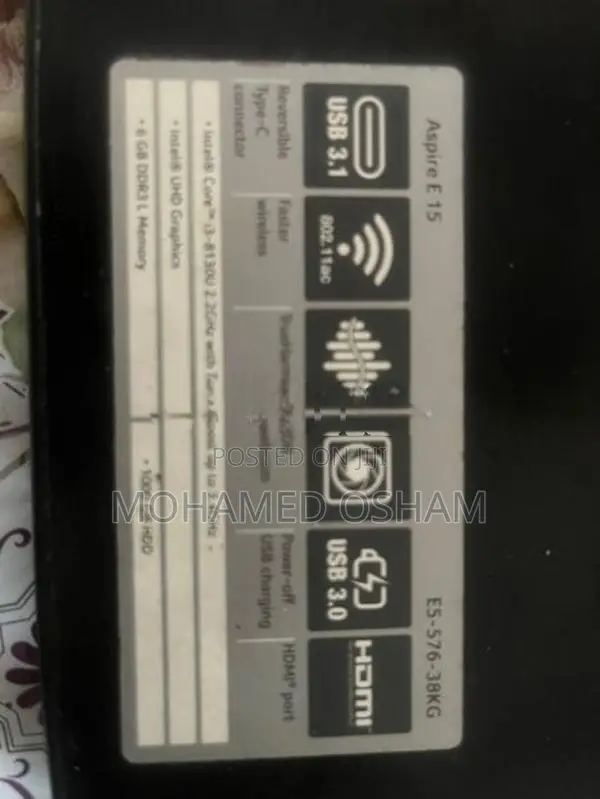 Acer Aspire E15 I3