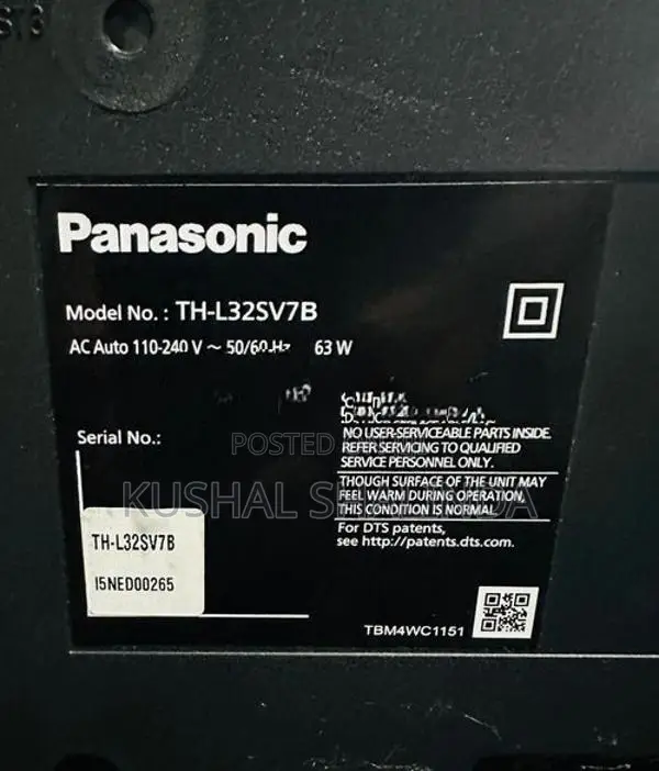 Panasonic 32 inch TV