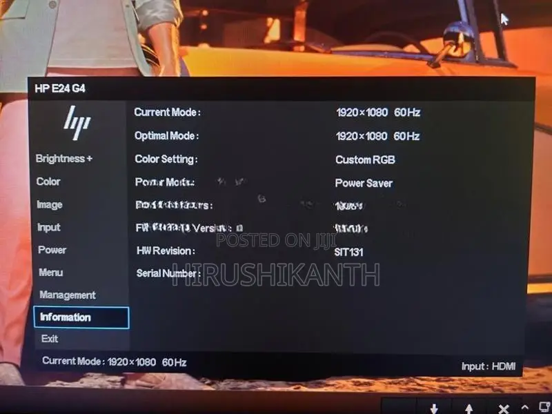 HP EliteDisplay E24 G4 24" Frameless Full HD Monitor