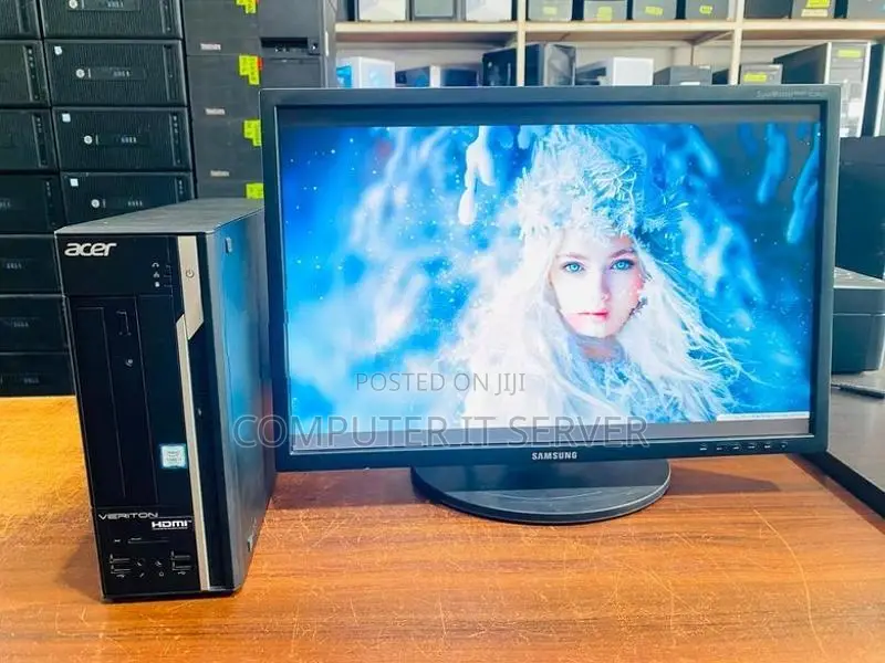 i7 6TH GEN PC With 22 Wide LED Monitors