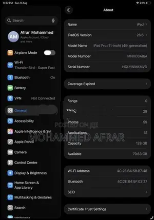 Apple iPad Pro 11-inch (4th Gen) 128GB