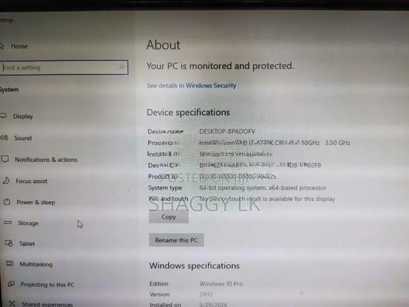 i7 16GB PC full set
