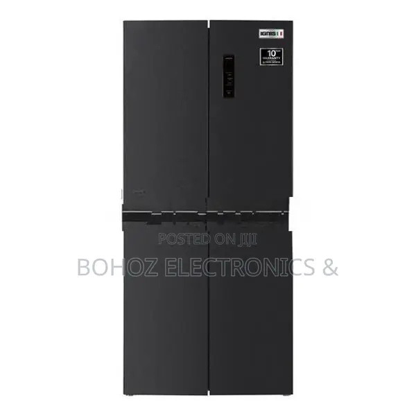 IGNIS (Whirlpool) 420L Side-By-Side Inverter Refrigerator (IG-4D450BKU