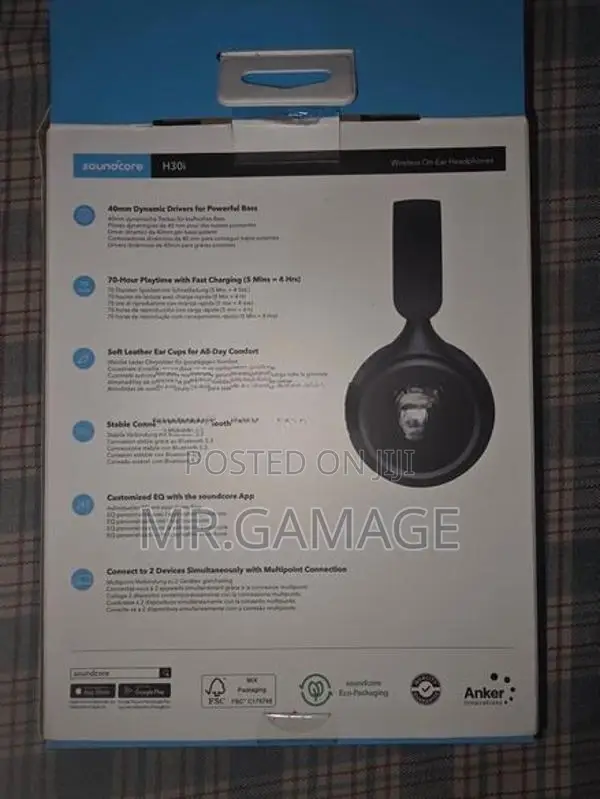 h30i Anker headset