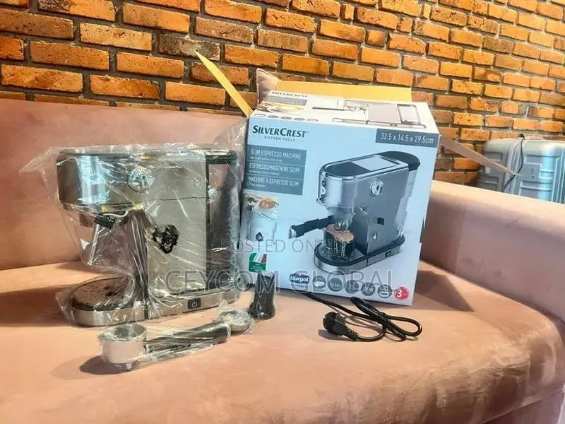 Espresso Machine-Silver Crest