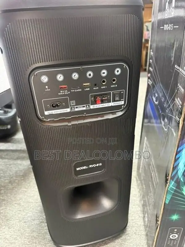 Ravo 815 Party Box with 2 Mic