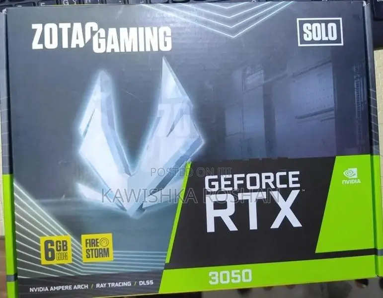 RTX 3050 6GB Zotac Gaming