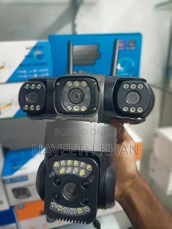 Triple lens CCTV Camera