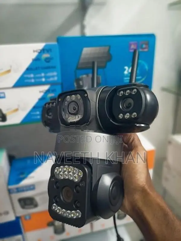 Triple lens CCTV Camera