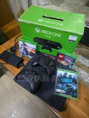 Xbox One 500GB with 2 Controlle Games Full Set