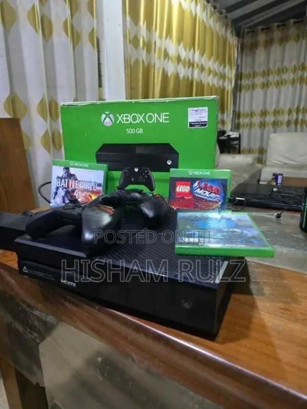 Xbox One 500GB with 2 Controlle Games Full Set