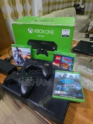 Xbox One 500GB with 2 Controlle Games Full Set