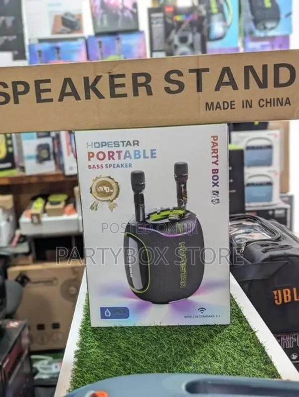 Hopestar Partybox 600 High Power Outdoor Speakers with Dual Mic (300W)