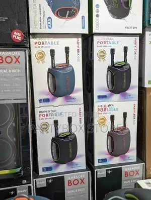 Hopestar Partybox 600 High Power Outdoor Speakers with Dual Mic (300W)