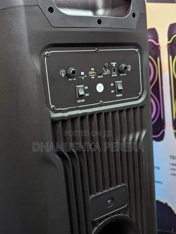 NDR - 1810 High Power Outdoor Party Speakers with Dual Mic (100 RMS)