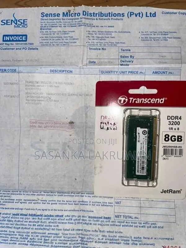 DDR4 8GB 3200Mhz