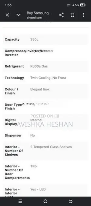 Samsung Refrigerator