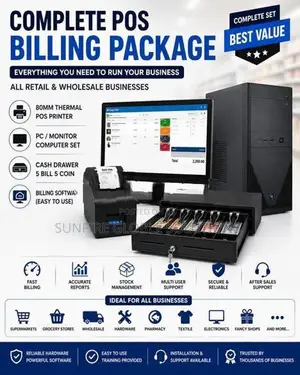 All-in-One Retail Billing & Stock Package